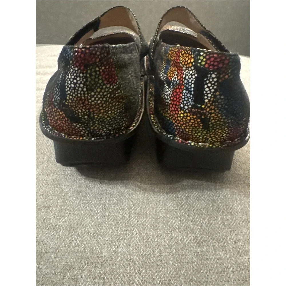 Algeria FEL-180 Mary Jane Stained Glass Shoes Hook & Loop Strap  EU Sz 41 US 9.5 - Picture 11 of 13